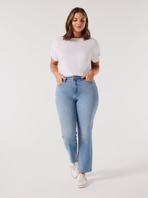 Naomi Curve Embracer Straight Jeans | Jeanswest