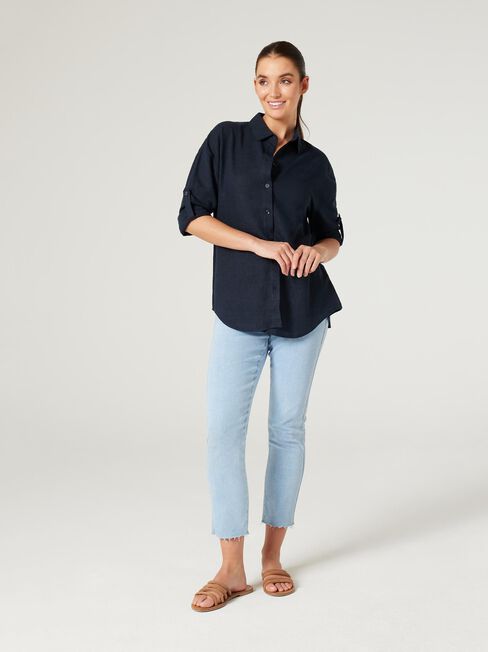 Rudi Relaxed Shirt, Blue, hi-res
