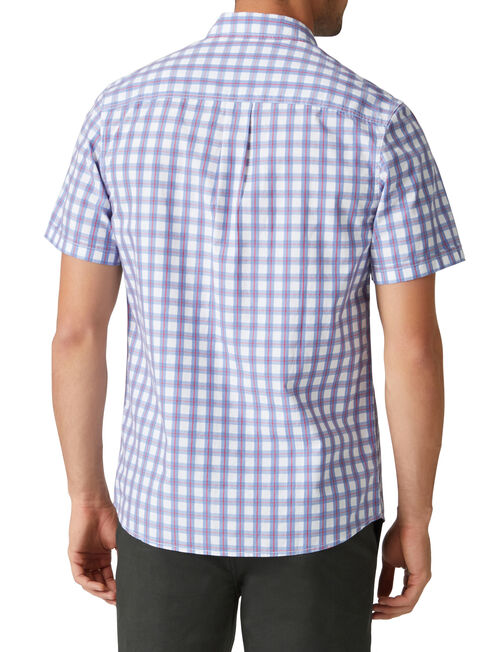 SS Roy Check Shirt, Blue, hi-res