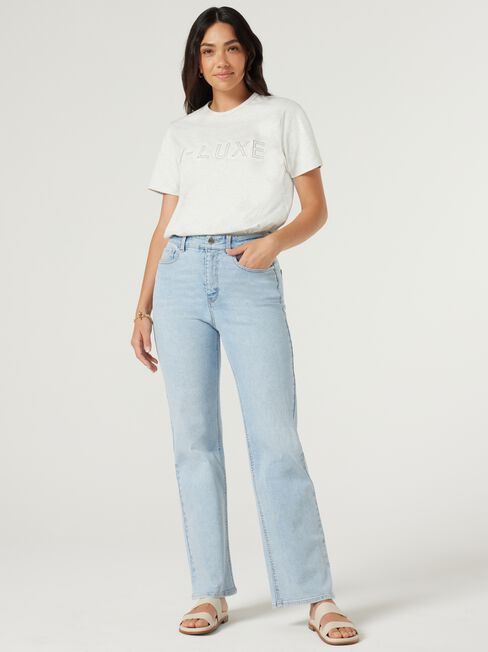 J-Luxe Tee, Grey Marle, hi-res