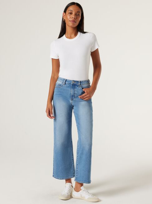 High Straight Relaxed Jean