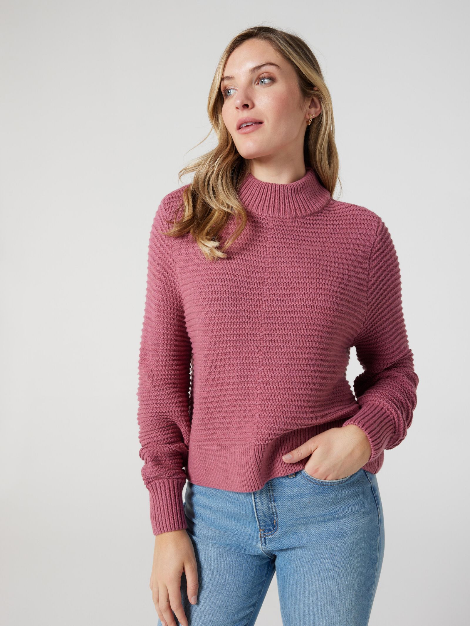 Carrie Cotton Crop Knit Jeanswest