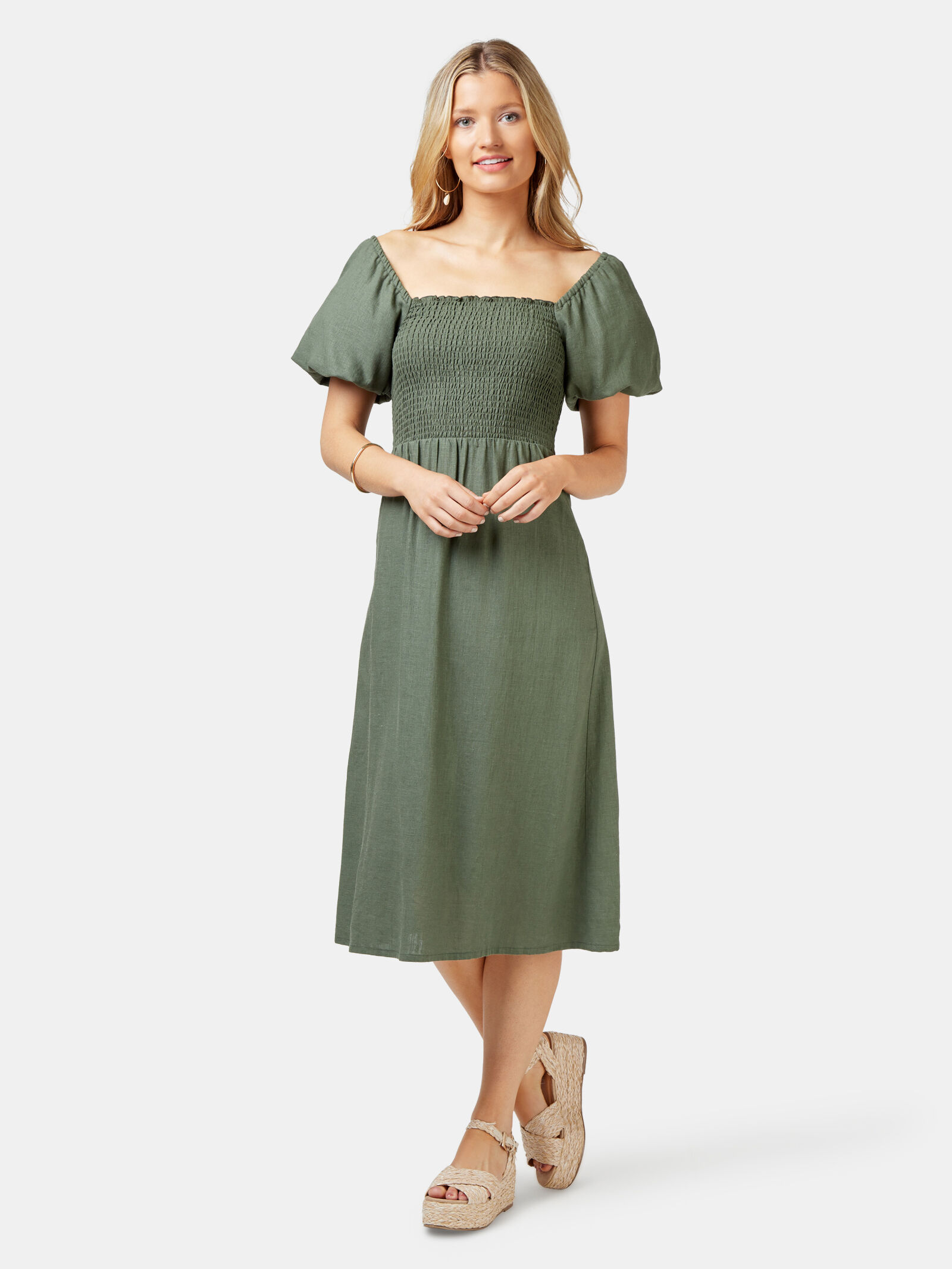 Shirred dress australia hot sale