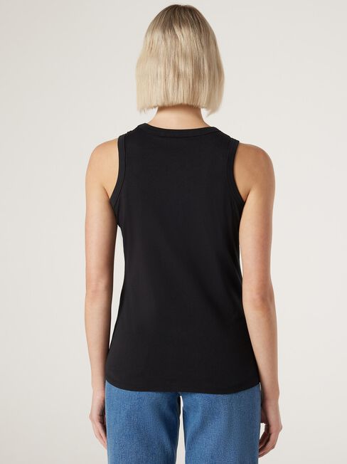 Essential Tank, Black, hi-res