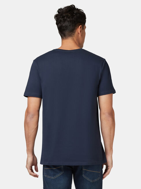 SS Basic Tee, Navy, hi-res