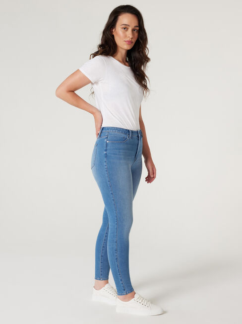 Freeform 360 Curve Embracer High Waisted Skinny jeans, Light Indigo, hi-res