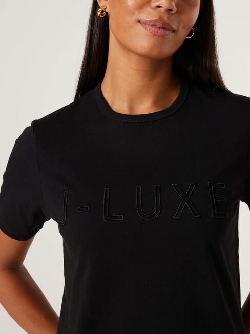 J-Luxe Tee, Black, hi-res
