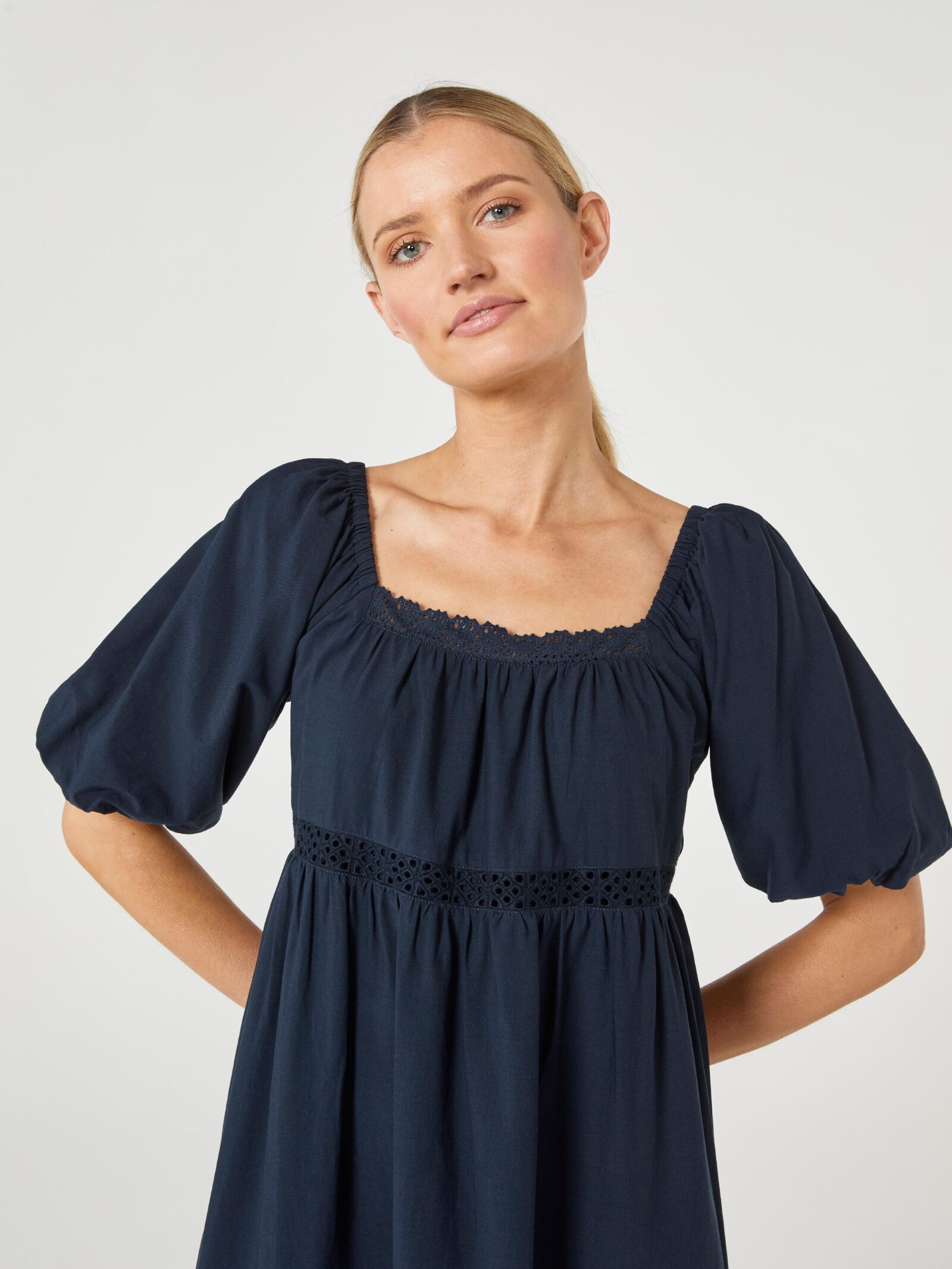 Mariah Lace Babydoll Dress Jeanswest