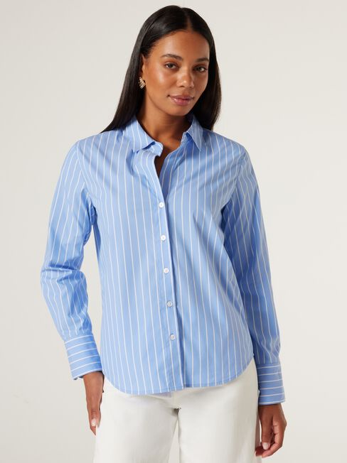 Essential Shirt, Blue, hi-res