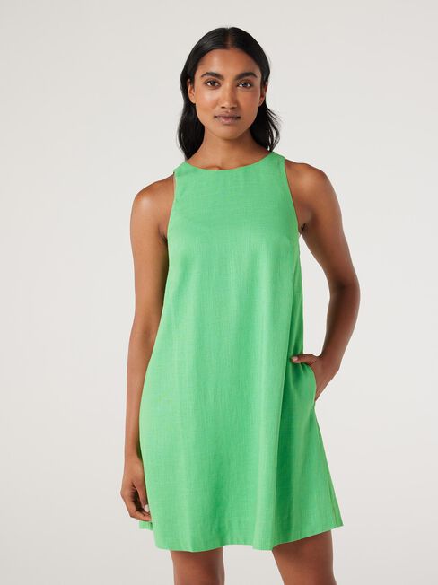 Sophie Shift Dress, Green, hi-res