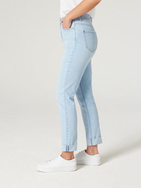 Brooke Tapered Crop Jeans, Bright Blue, hi-res