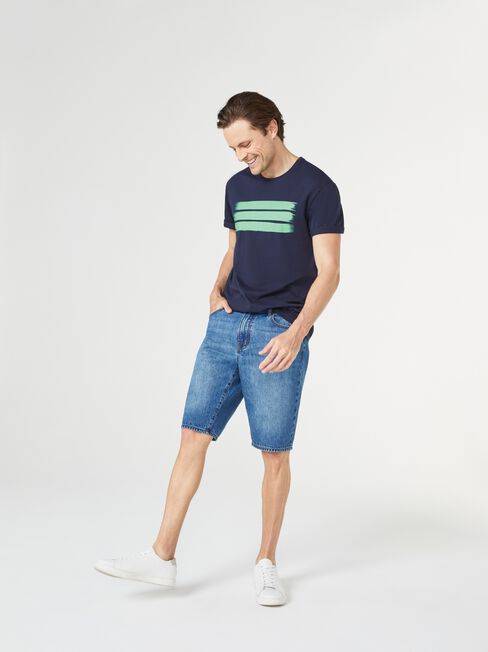 SS Thomas Print Crew Tee, Blue, hi-res
