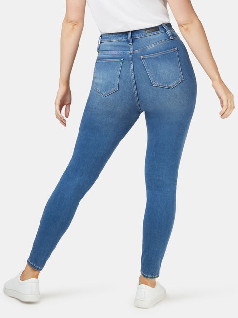 Freeform 360 Contour Curve Embracer Skinny 7/8 Jeans, Mid Indigo, hi-res