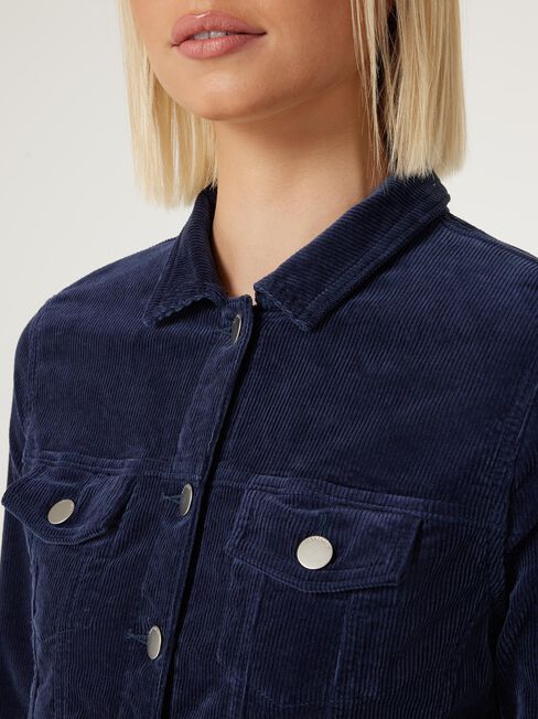 Classic Cord Jacket, Royal Blue, hi-res