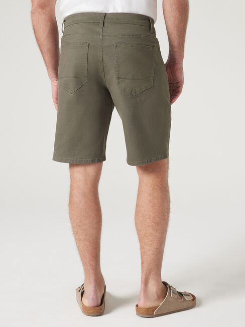 Milton 5 Pocket Short, Khaki, hi-res