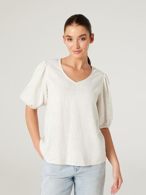 Maya V-Neck Top | Jeanswest