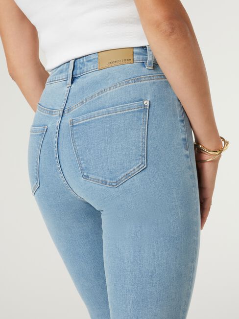 Brooke Tapered Crop Jeans, Light Vintage, hi-res