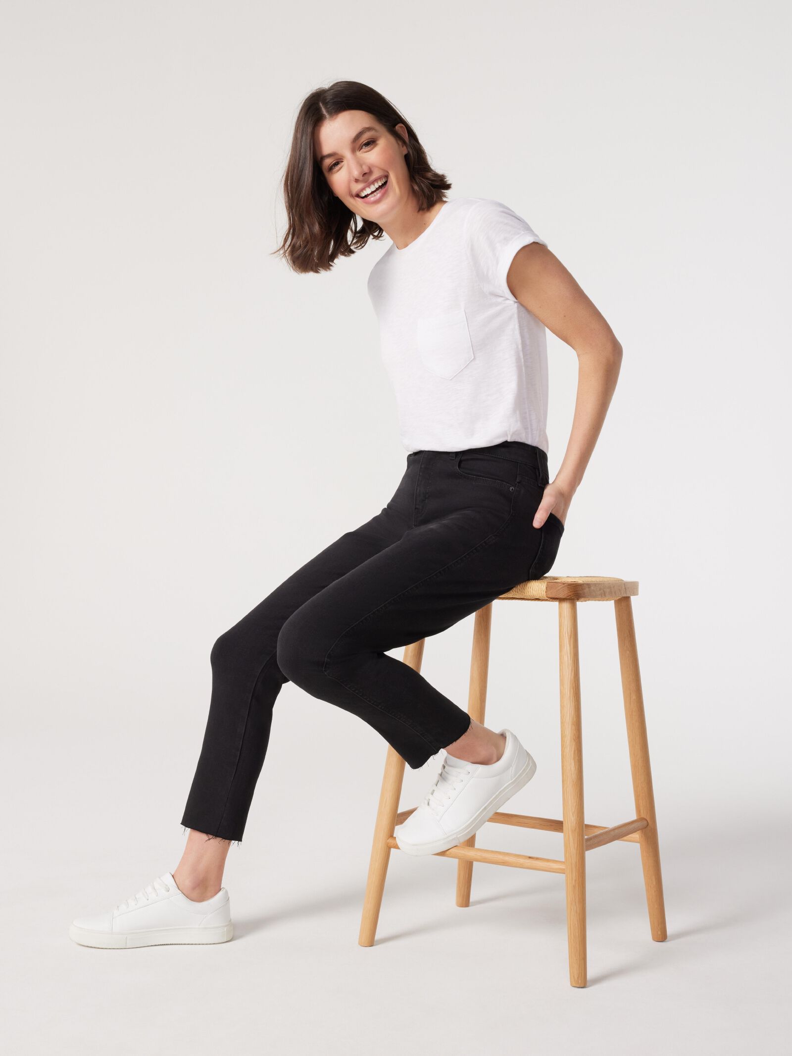 Izzy high rise slim cropped jeans outlet