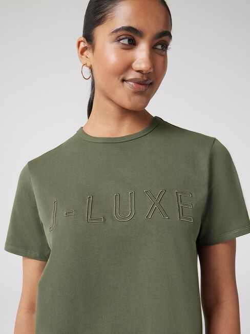 J-Luxe Tee, Green, hi-res