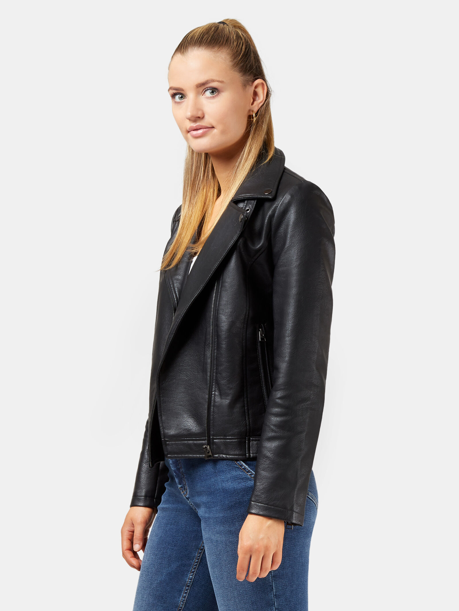 Jeans west leather sales jacket