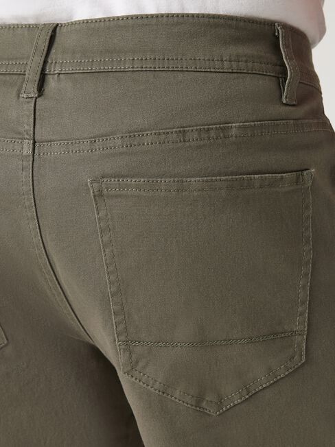Milton 5 Pocket Short, Khaki, hi-res