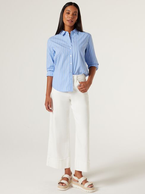 Essential Shirt, Blue, hi-res