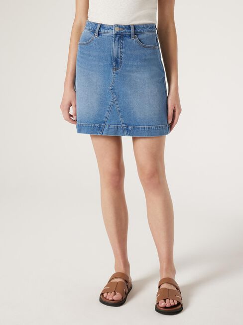 Aline Skirt, Blue, hi-res