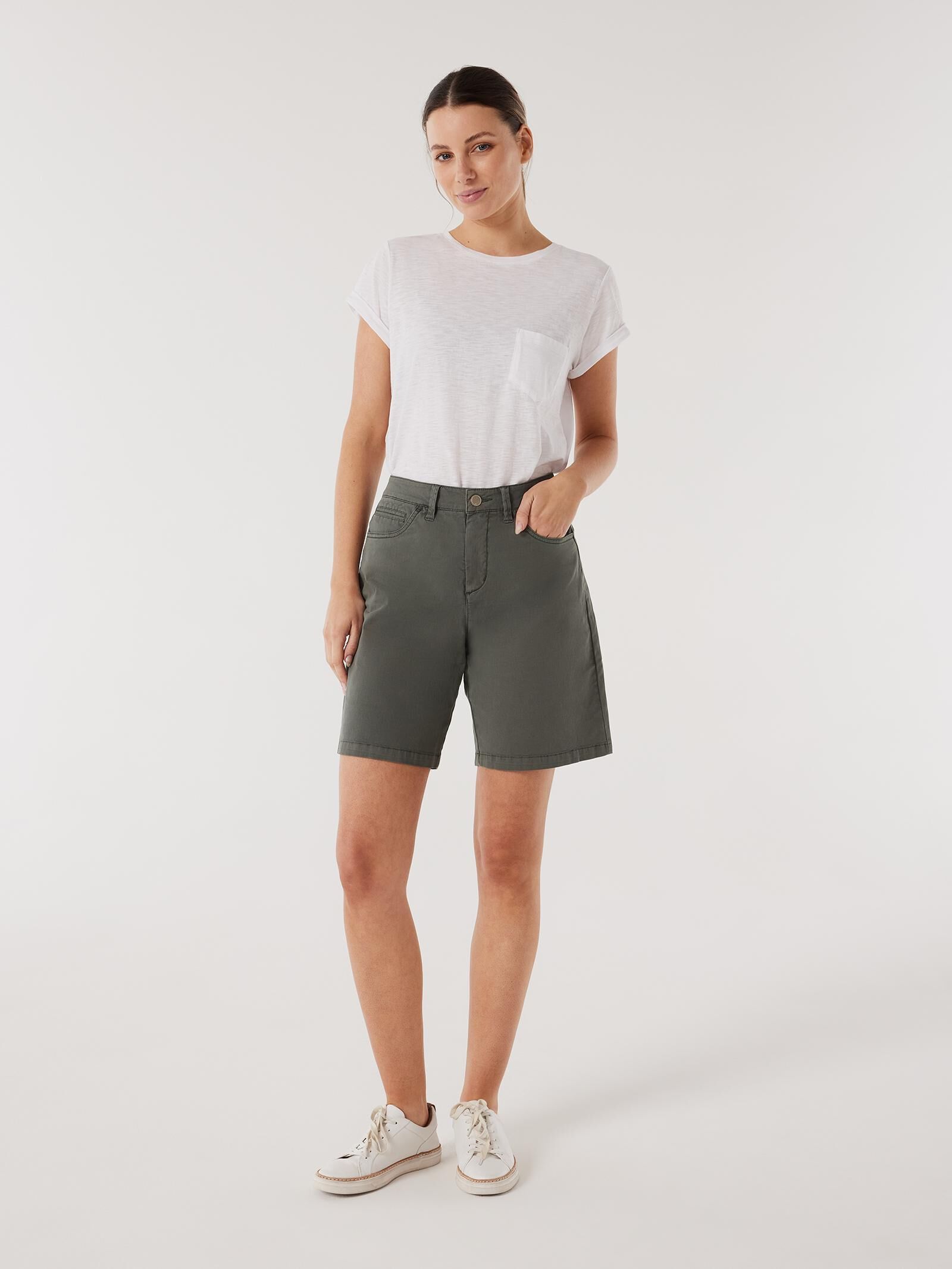 Libby Bermuda Denim Walk Short