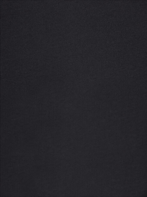 Basic Short Sleeve Tee, Black, hi-res