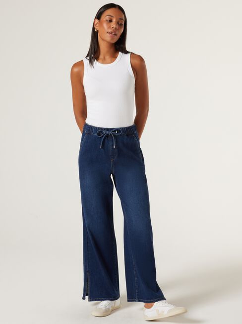 Hayley J-Luxe Split Hem Jean