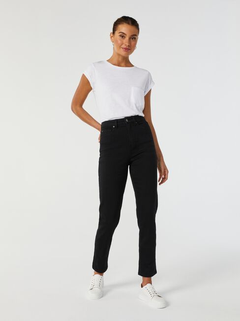 Sienna High Waisted Slim Straight Jeans