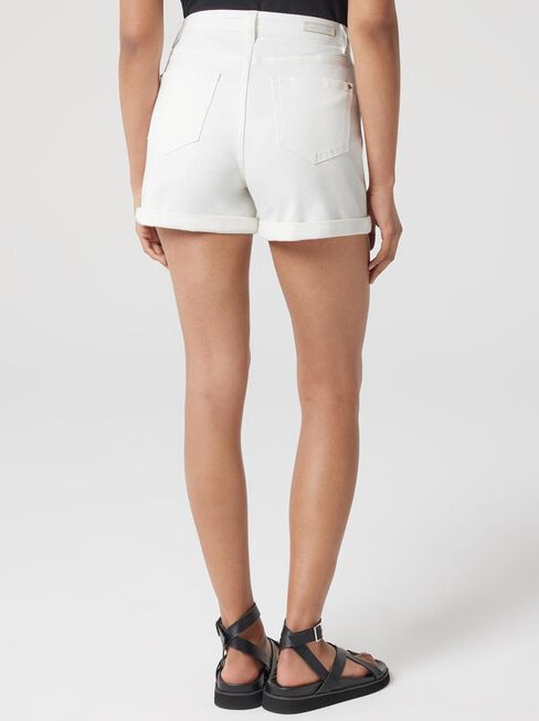 Alexa Boyfriend Short, White, hi-res
