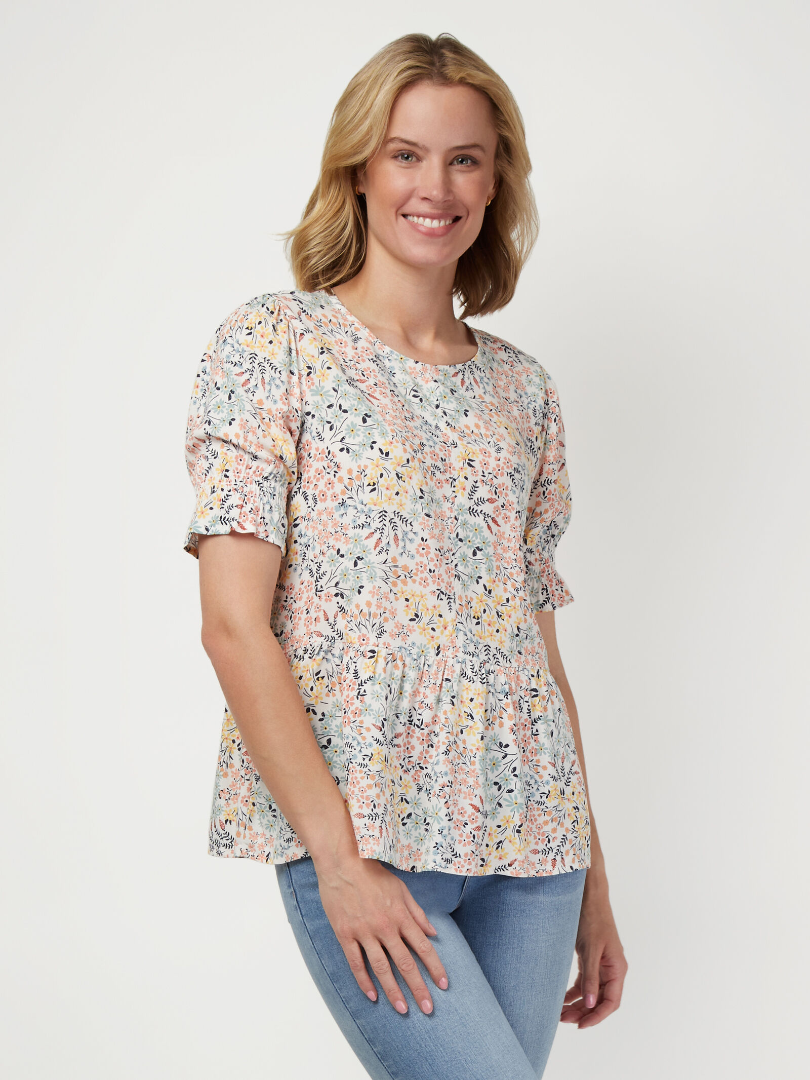 Womens outlet peplum top