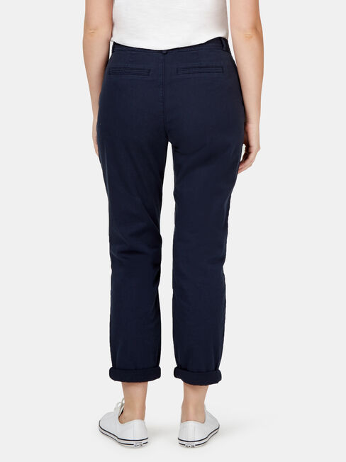 Avril Chino Pant, Blue, hi-res