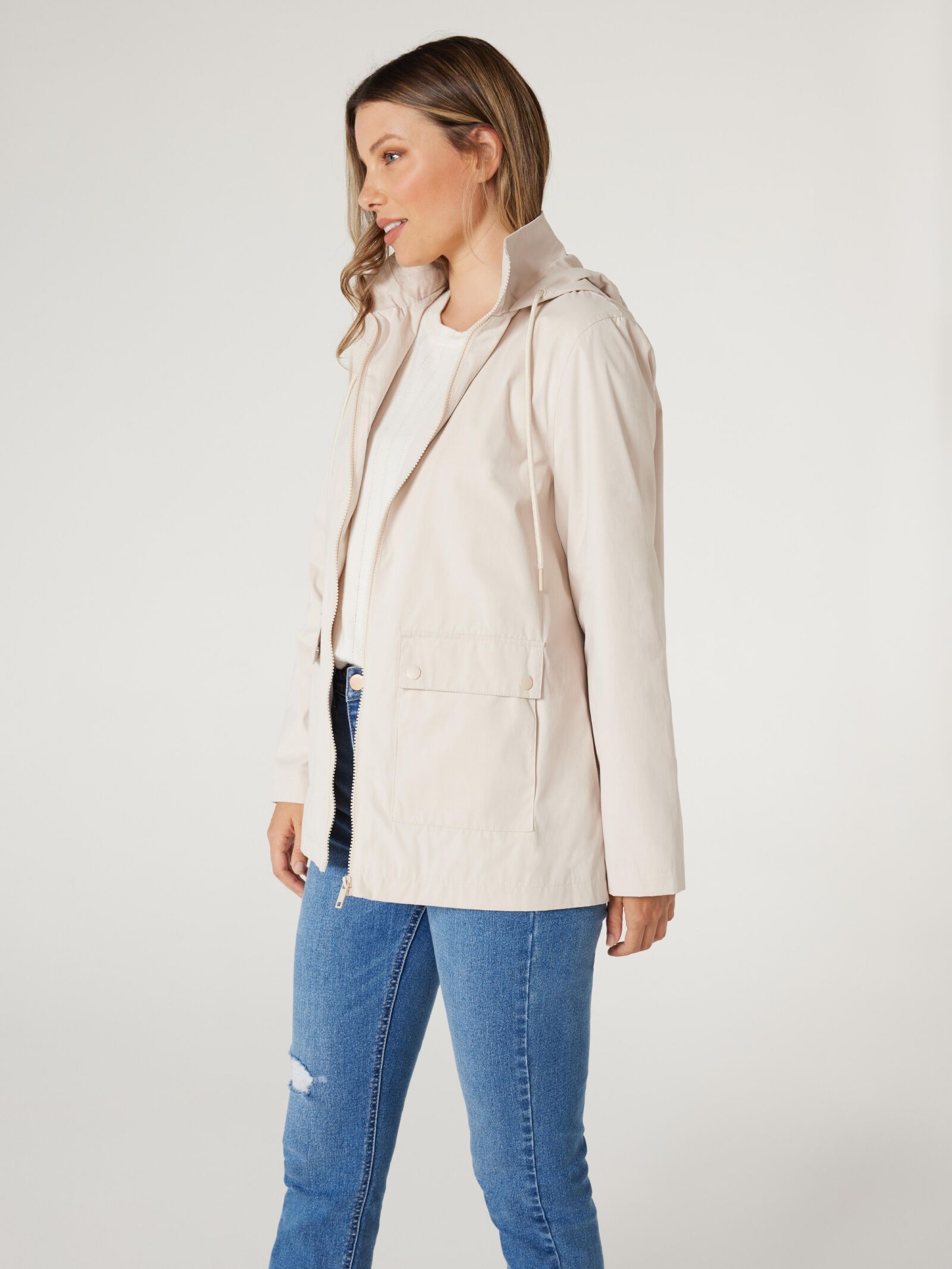 Waterproof utility jacket women's top