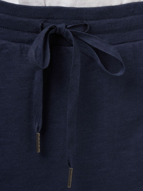 Julie Jersey Slub Skirt, Blue, hi-res