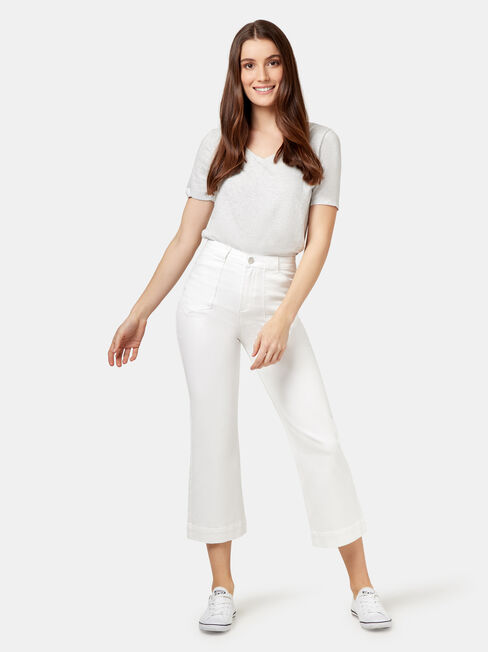 Mel Patch Pocket Wide Leg, No Wash, hi-res