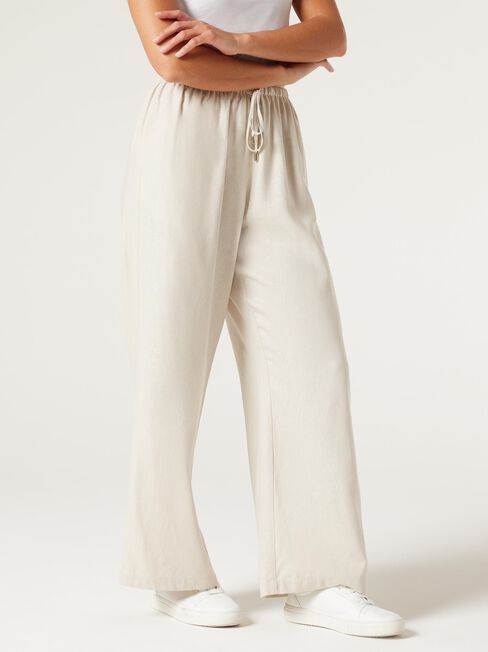 Tillie Wide Leg Pant, Stone, hi-res