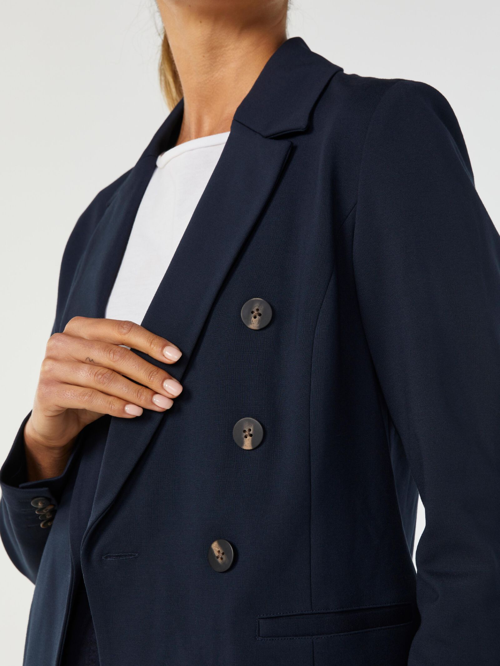 Ladies discount ponte blazer