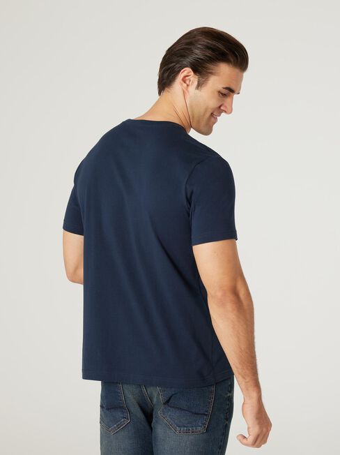 SS Basic Tee, Navy, hi-res