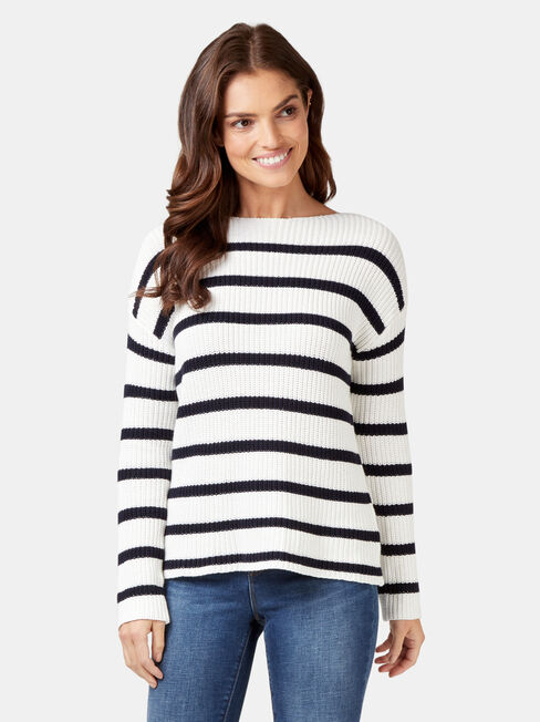 Grace Stripe Knit, Stripe, hi-res