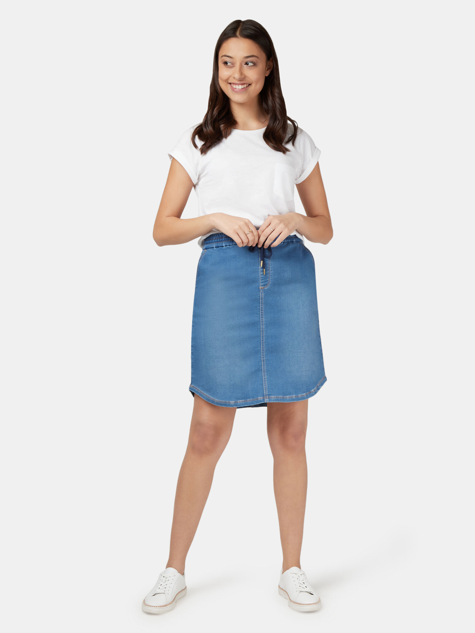 Knee length deals skirt nz