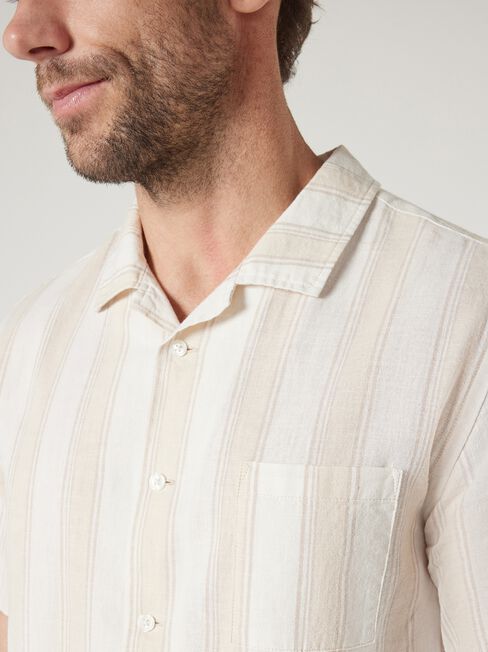 Cruz Stripe Resort Shirt, Stripe, hi-res