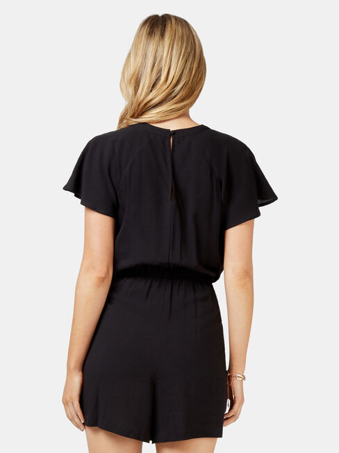 Casey Playsuit, Black, hi-res