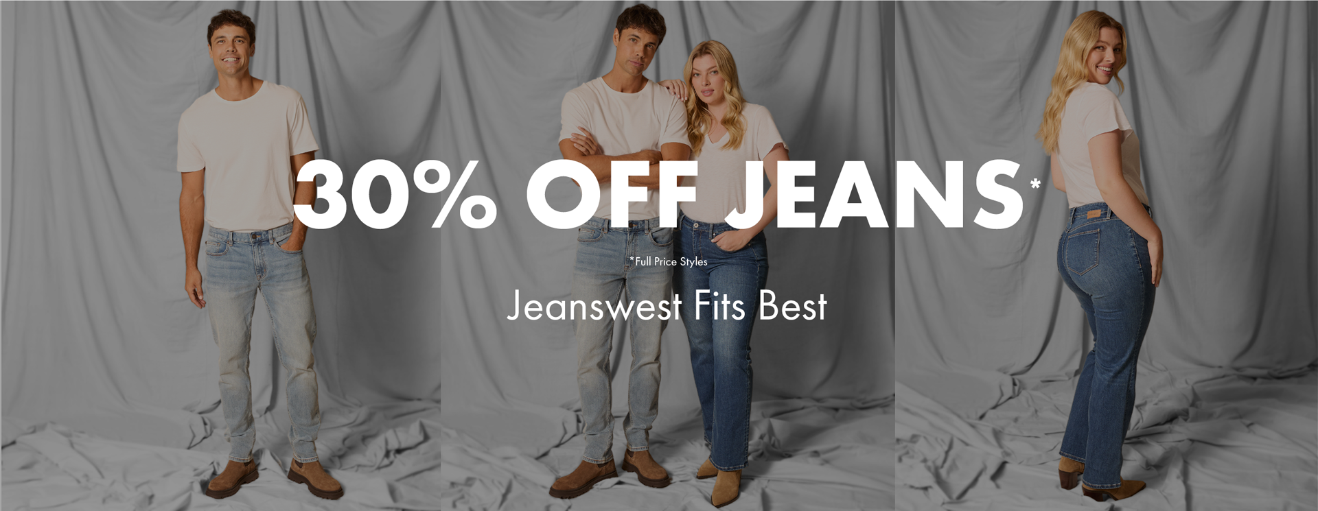 Autumn Fashion Event - 30% off Jeans*