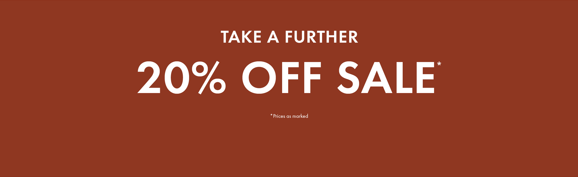 Autumn Fashion Event - Take a Further 20% off Sale Items*