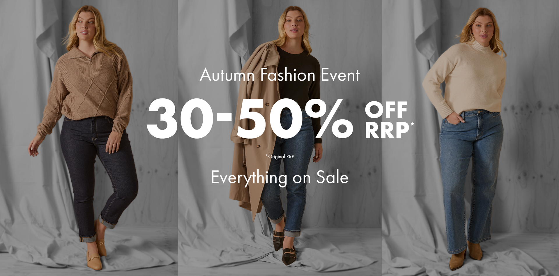 Autumn Fashion Event - 30% - 50% off RRP