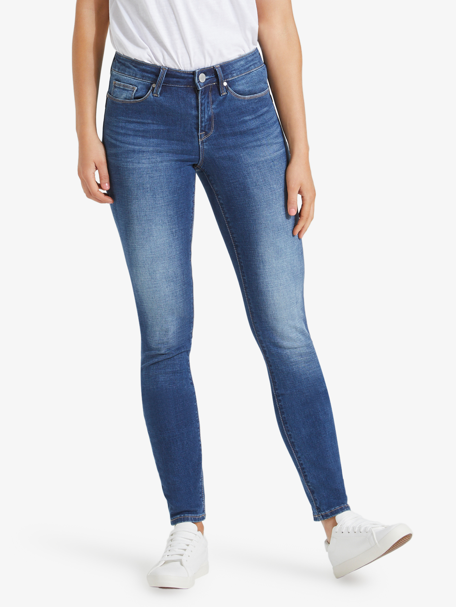 Buy Butt Lifter Skinny Jeans Mid Sapphire - Mid Indigo Online | Jeanswest