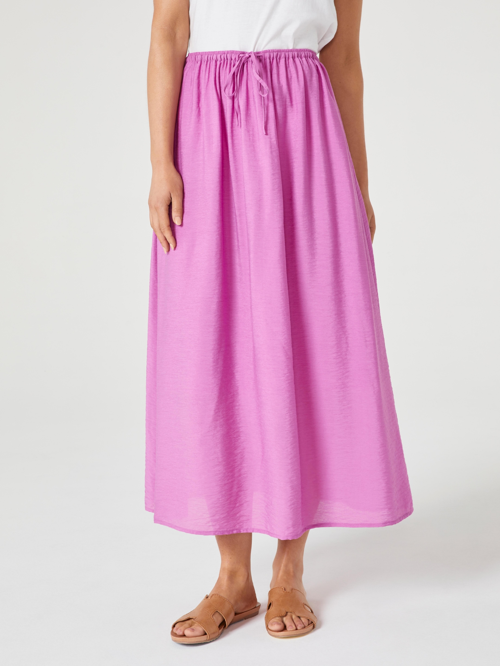 Pink midi 2025 skirt nz