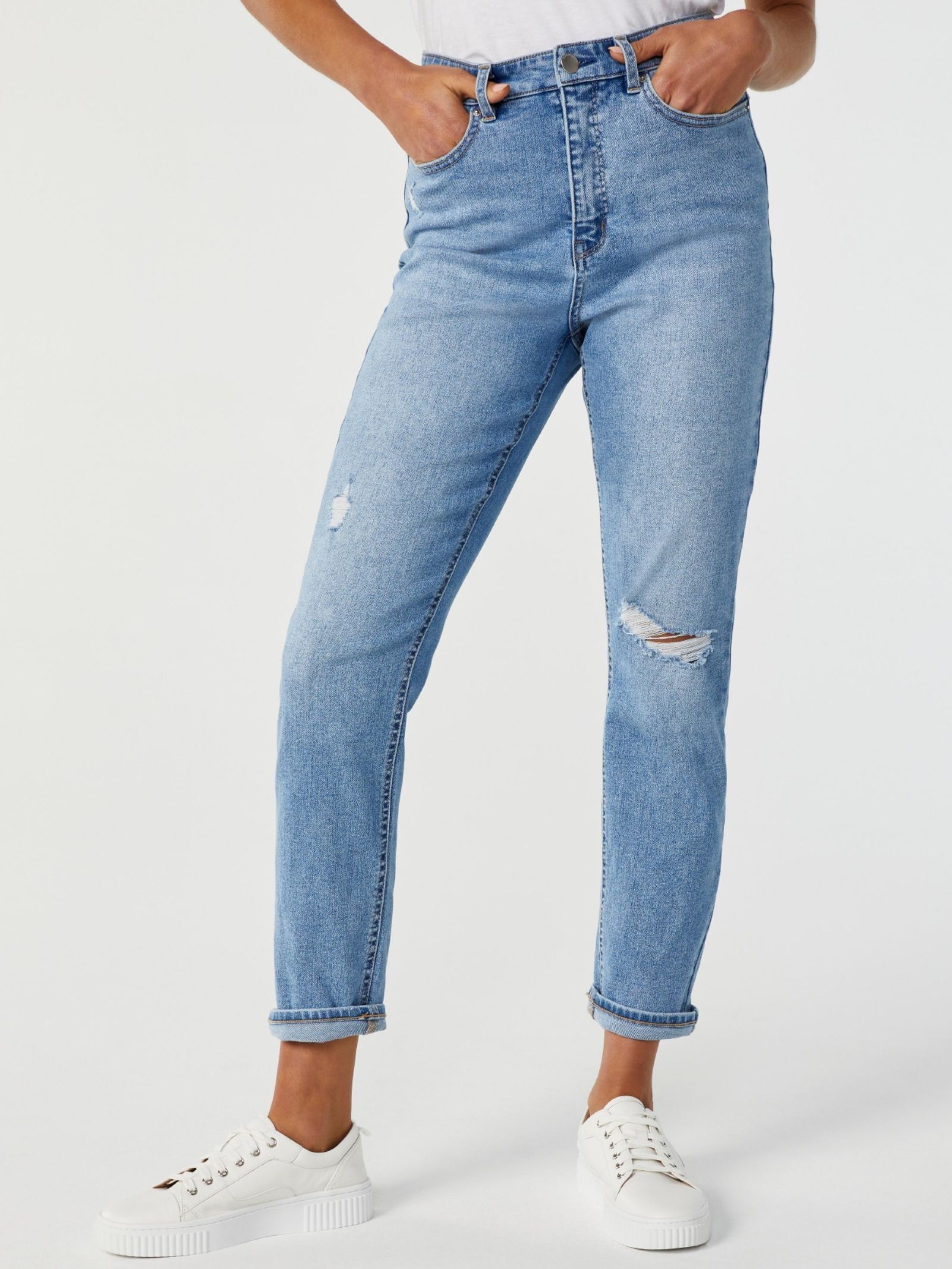 D jeans high waist crop outlet